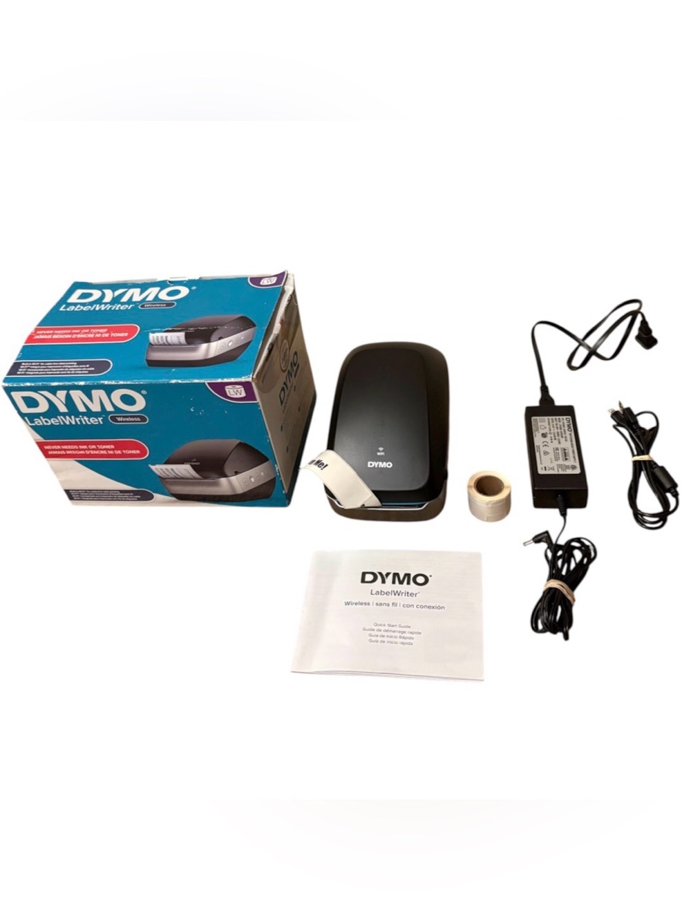 DYMO LabelWriter Wireless Thermal Label Printer Black 2002150 Tested